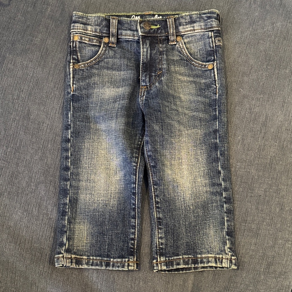 Stylish Toddler Blue Jeans - Wrangler Retro Slim Straight 2T